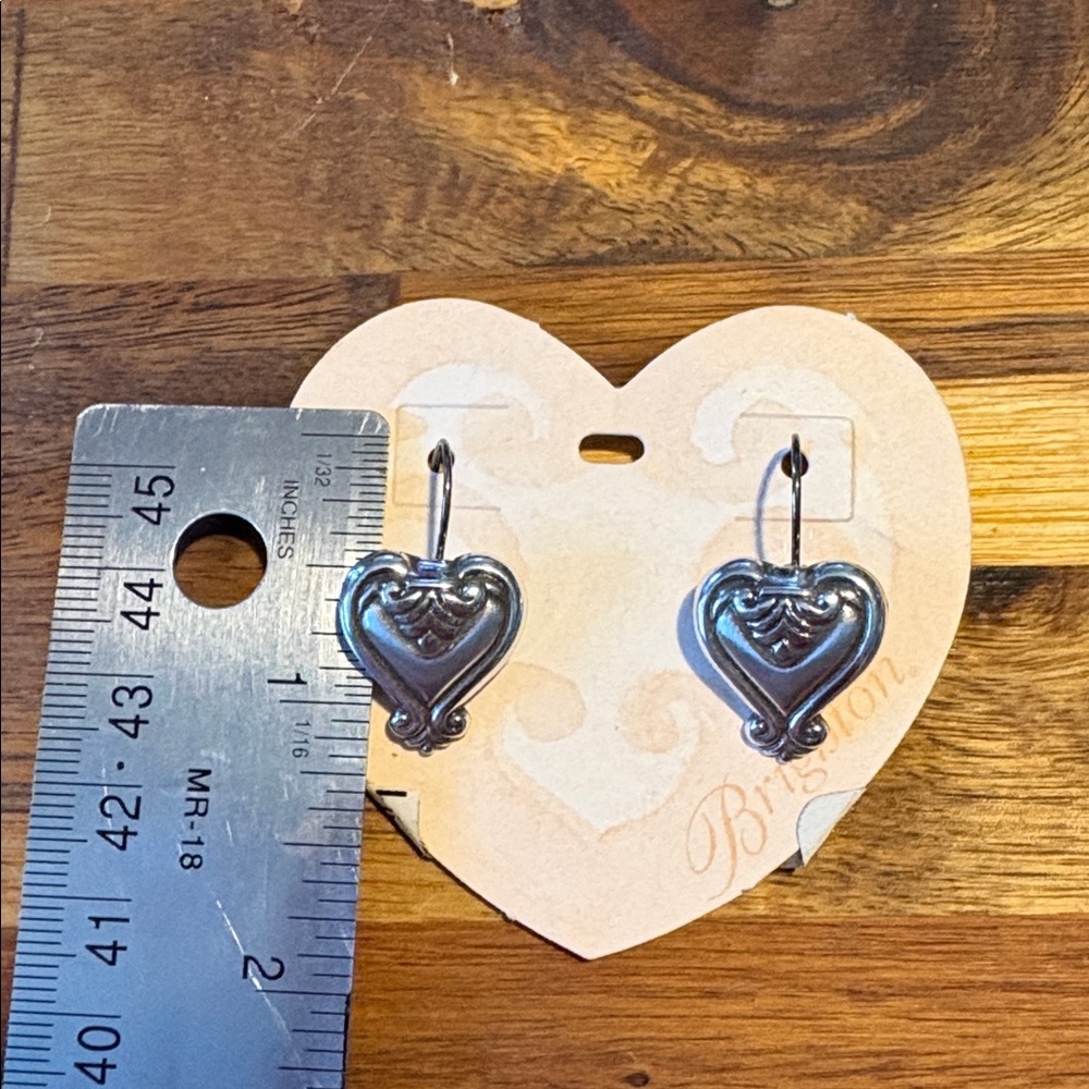 NWT Brighton Blaire Heart Earrings - Picture 2 of 3